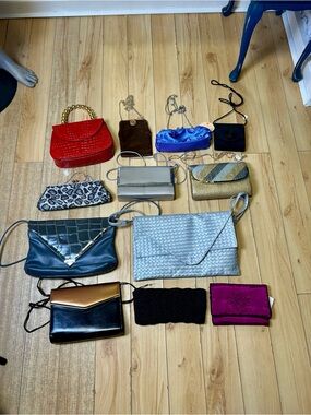 Vintage purse lot of 12